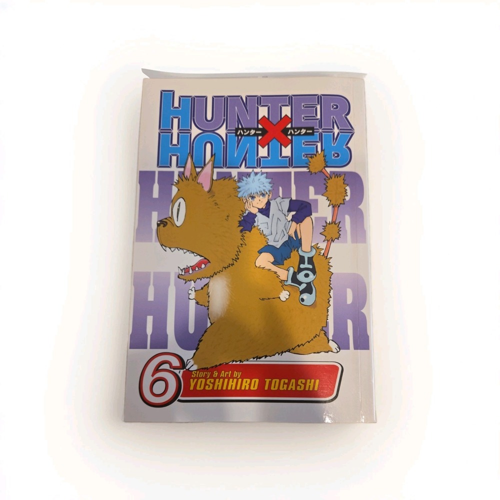 Hunter X Hunter Manga Volume 6 English. Very Good Condition.